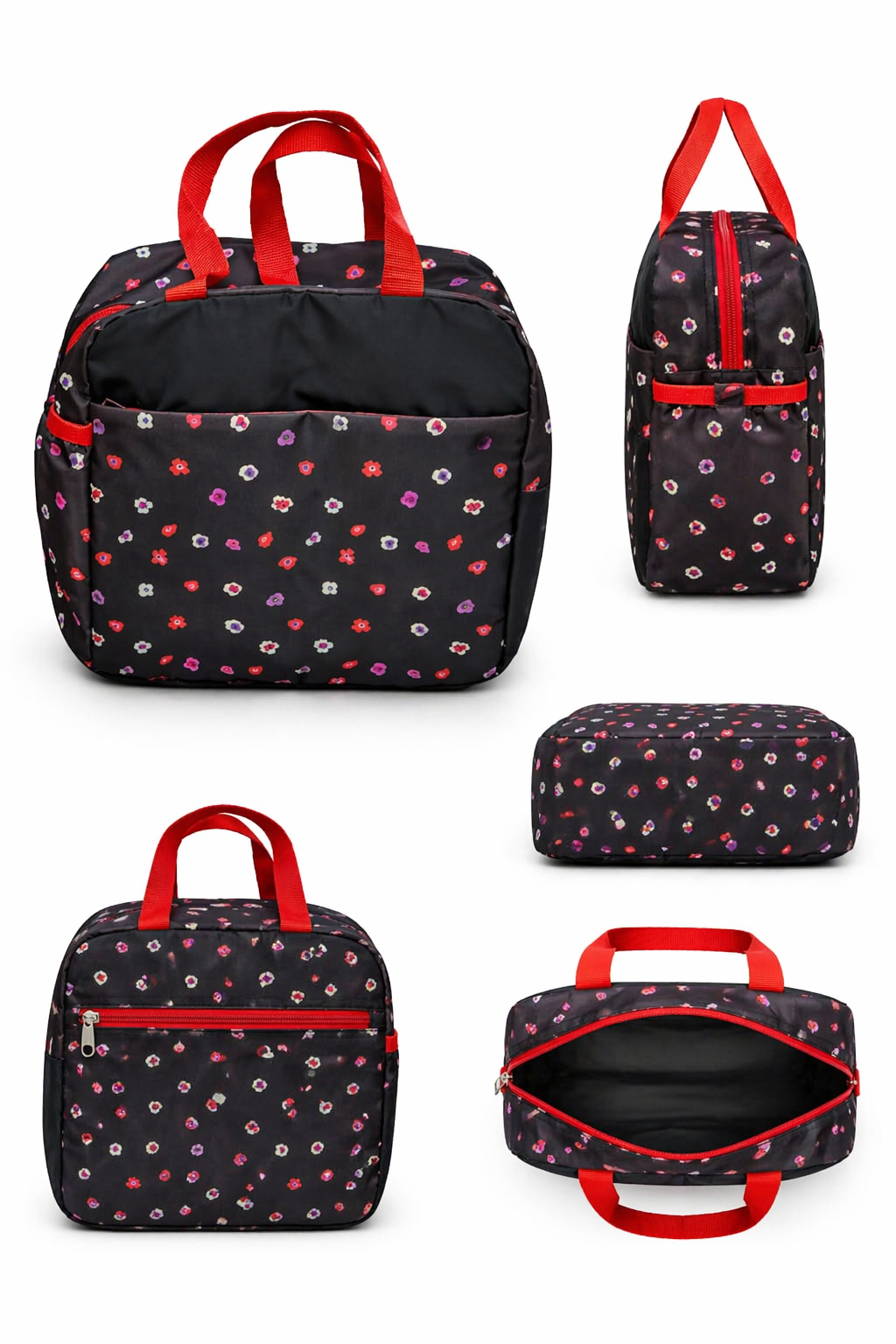 Stylish Multi-Purpose Insulated Lunch Bag – Portable Travel & Office Tiffin Bag (Pack of 2 Designs)