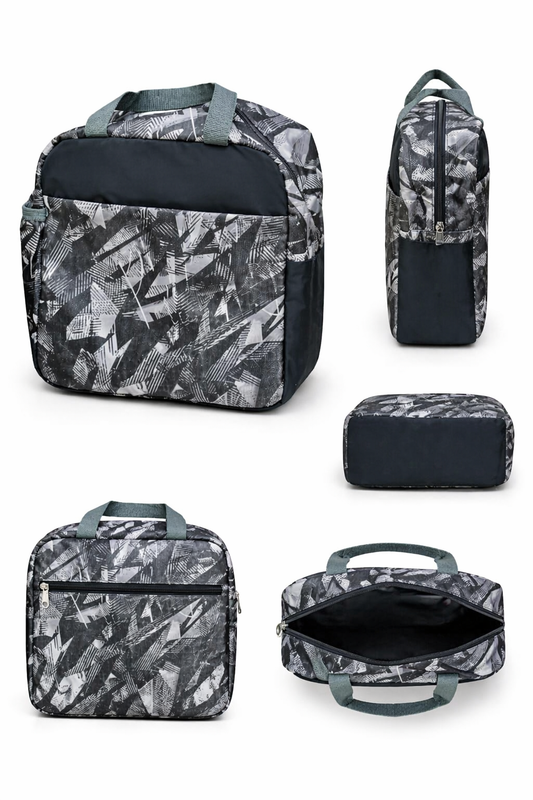 Stylish Multi-Purpose Insulated Lunch Bag – Portable Travel & Office Tiffin Bag (Pack of 2 Designs)