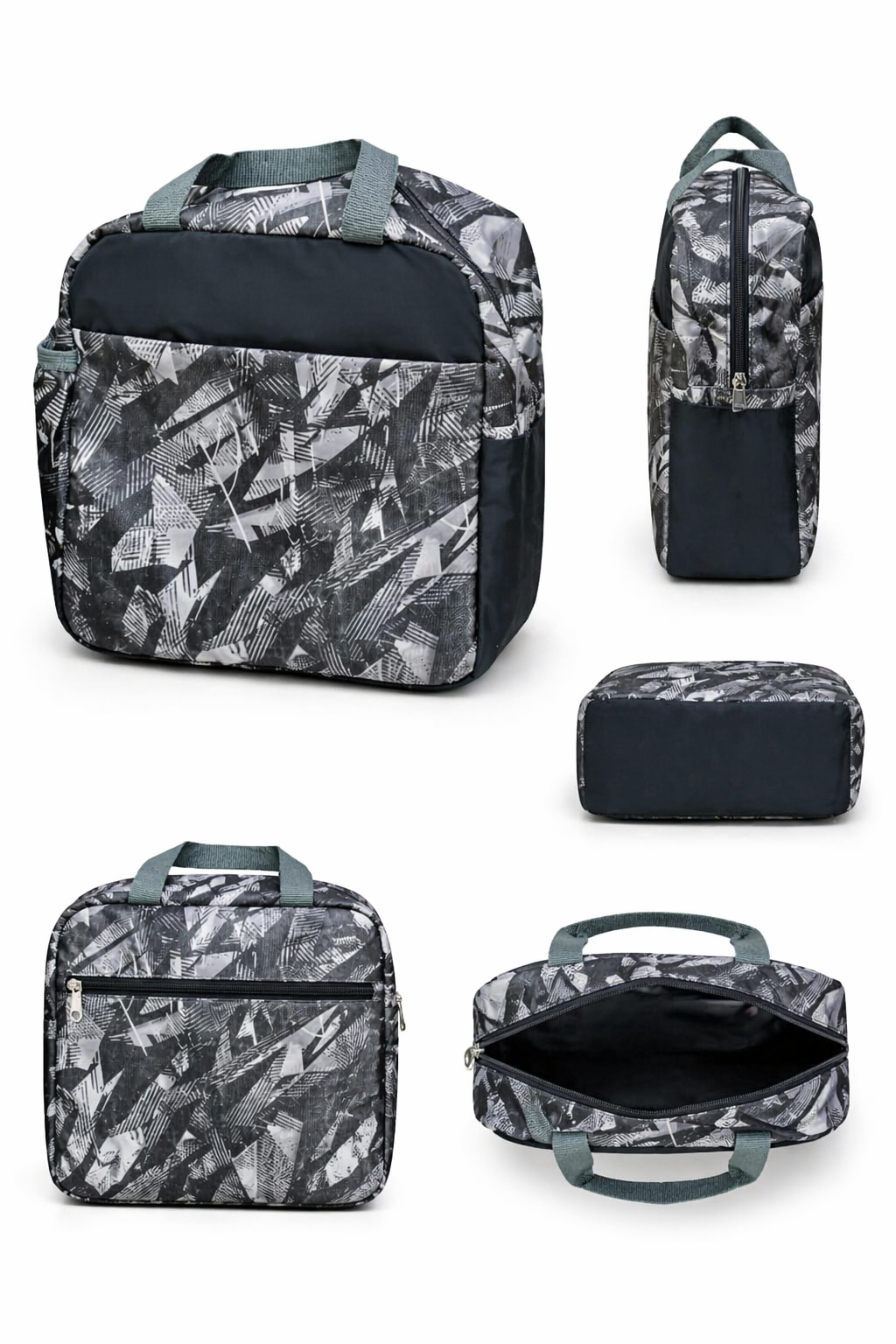 Stylish Multi-Purpose Insulated Lunch Bag – Portable Travel & Office Tiffin Bag (Pack of 2 Designs)