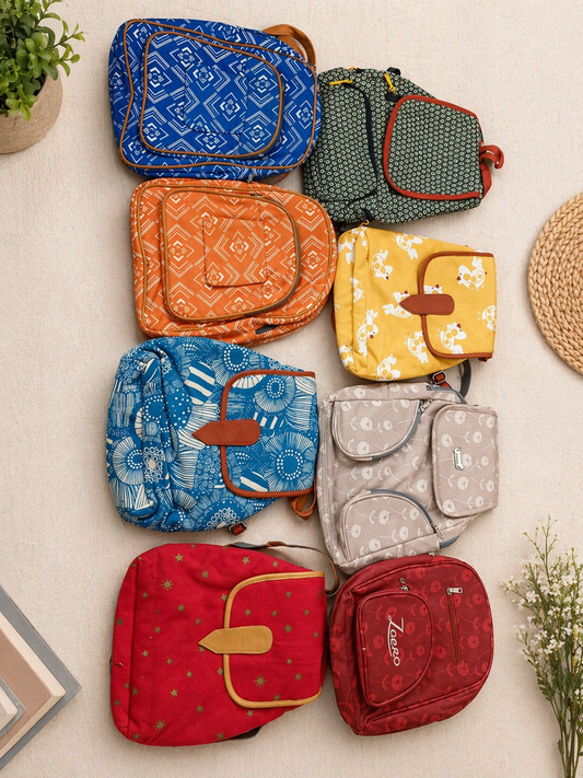 Stylish Printed Lunch Bags & Mini Travel Tote Collection – Lightweight Multipurpose Carry Bags