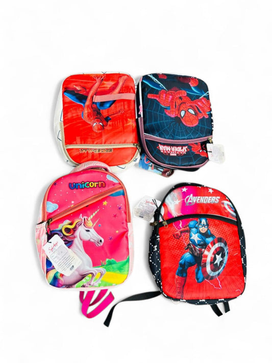 Kids Cartoon School Backpack – Spider Hero, Unicorn & Avengers Design | Lightweight Mini Backpack for Boys & Girls