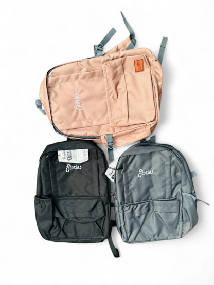 Stories Classic Everyday Backpack – Stylish & Durable School & Travel Bag